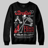 Jordan 11 “Bred Velvet” DopeSkill Sweatshirt Broken Bones Graphic Streetwear - Black