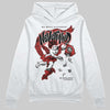 Jordan 6 “Reverse Infrared” DopeSkill Hoodie Sweatshirt Nevermind Graphic Streetwear - White