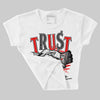 Cherry 12s DopeSkill Women's Crop Top Trust No One Graphic