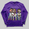 PURPLE Sneakers DopeSkill Long Sleeve T-Shirt First Sunday Graphic Streetwear - Purple