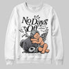 Jordan 4 “Fear” DopeSkill Sweatshirt New No Days Off Graphic Streetwear - WHite