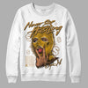 Jordan 13 Wheat DopeSkill Sweatshirt Never Stop Hustling Graphic Streetwear - White 