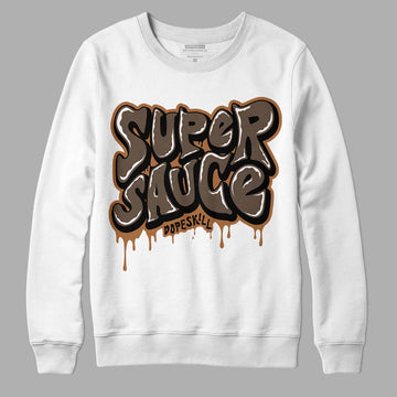 Jordan 1 Retro High OG Palomino DopeSkill Sweatshirt Super Sauce Graphic Streetwear - White