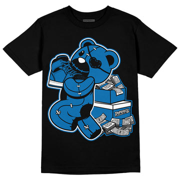 AJ 1 Dark Marina Blue DopeSkill T-Shirt Bear Steals Sneaker Graphic