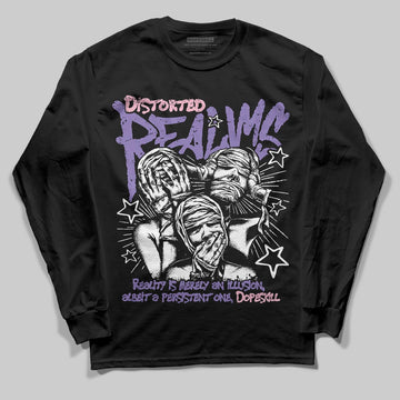 Jordan 11 "Mojave" DopeSkill Long Sleeve T-Shirt Distorted Realms Graphic Streetwear - Black