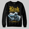 Yellow Sneakers DopeSkill Sweatshirt Risk Is Better Than Regret Graphic Streetwear - Black