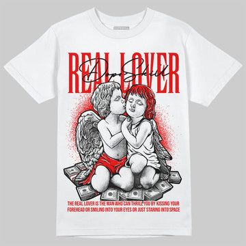 Jordan 11 Retro Cherry DopeSkill T-Shirt Real Lover Graphic Streetwear - White