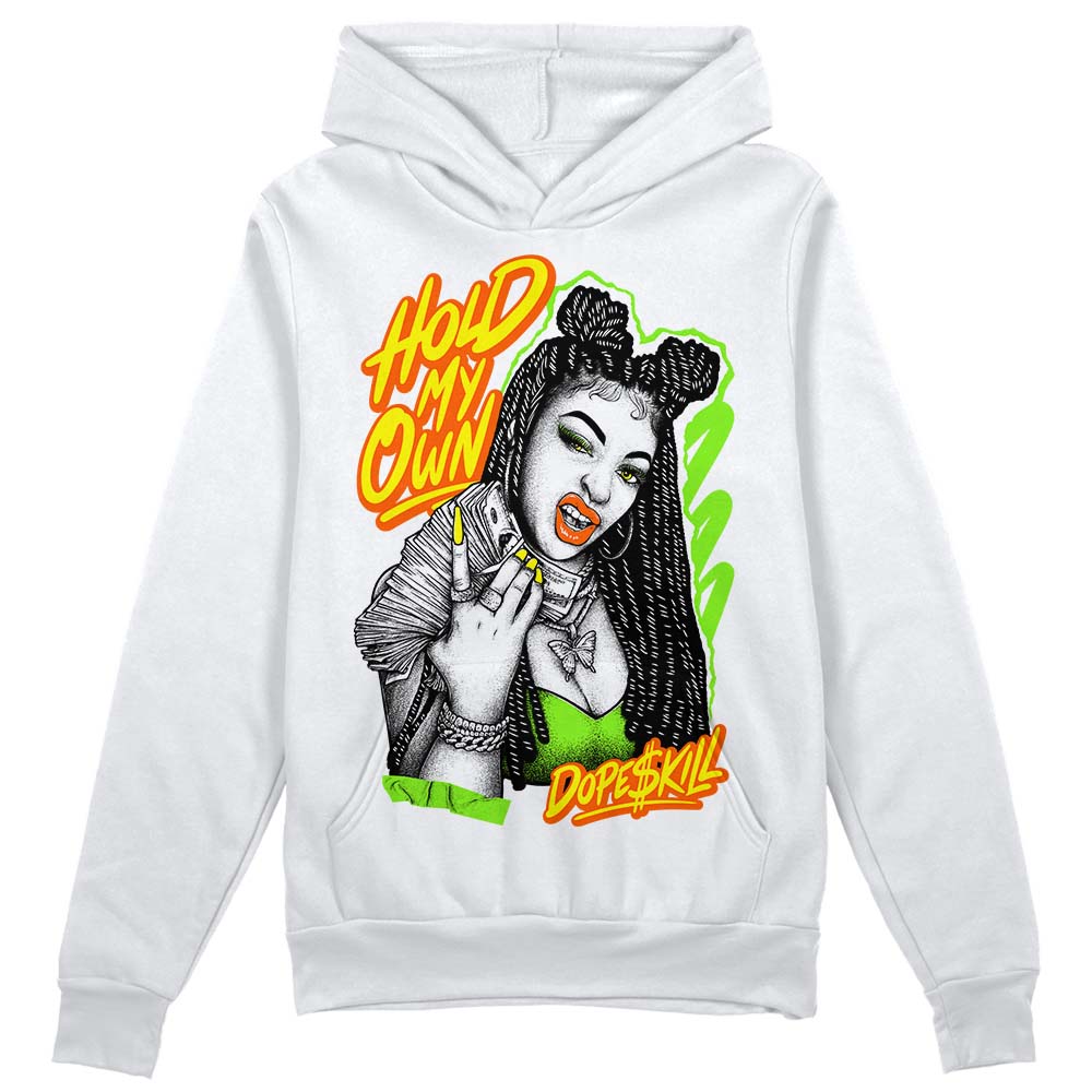 Neon Green Sneakers DopeSkill Hoodie Sweatshirt New H.M.O Graphic Streetwear - White