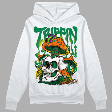 Green Sneakers DopeSkill Hoodie Sweatshirt Trippin Graphic Streetwear - White 