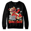 Jordan 5 "Dunk On Mars" DopeSkill Sweatshirt Born To Be Rich Graphic Streetwear - black