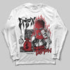 Jordan 14 Retro ‘Black Toe’ DopeSkill Long Sleeve T-Shirt Drip'n Never Tripp'n Graphic Streetwear - White