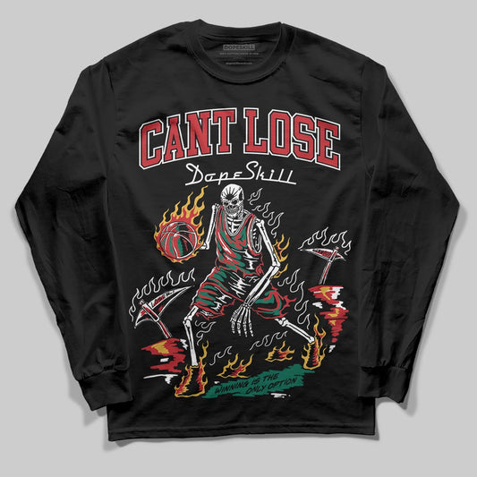 Jordan 3 Mexico 'El Vuelo' DopeSkill Long Sleeve T-Shirt Cant Lose Graphic Streetwear - Black