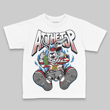 Jordan 8 Retro Bugs Bunny (2025) DopeSkill Toddler Kids T-shirt At The Top Graphic Streetwear - White