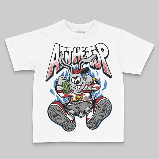 Jordan 8 Retro Bugs Bunny (2025) DopeSkill Toddler Kids T-shirt At The Top Graphic Streetwear - White