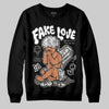 Jordan 3 Retro Pure Money DopeSkill Sweatshirt False Love Graphic Streetwear - Black