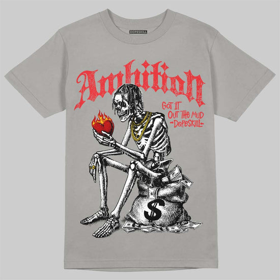 Grey Sneakers DopeSkill T-Shirt Ambition Graphic Streetwear - Gravel