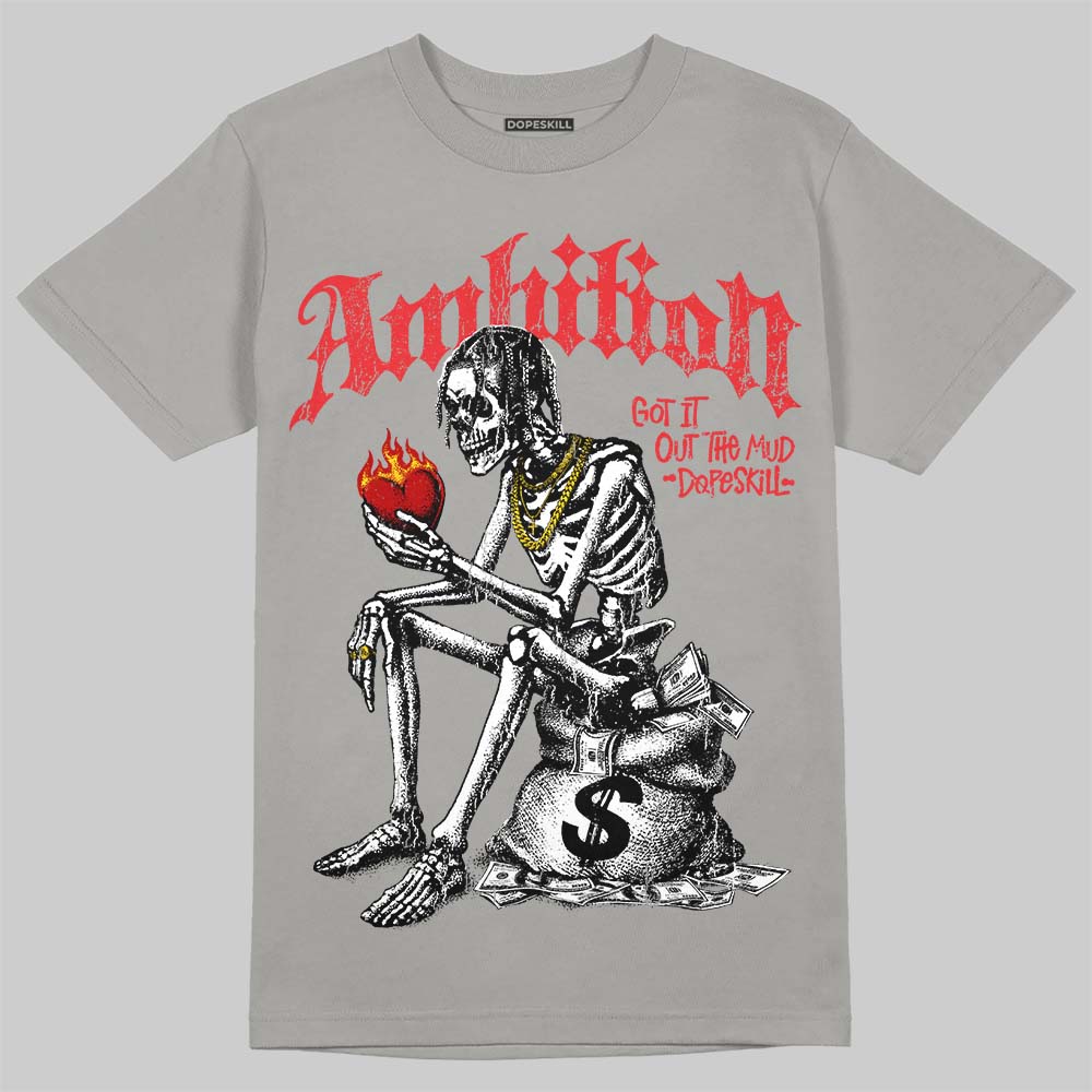 Grey Sneakers DopeSkill T-Shirt Ambition Graphic Streetwear - Gravel