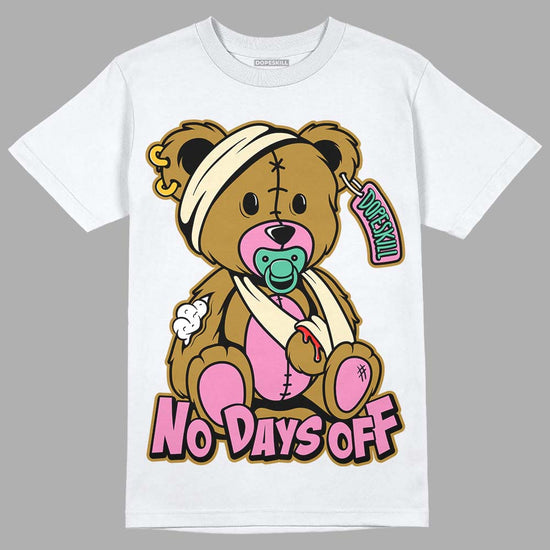 Parris Goebel x WMNS Dunk Low 'Playful Pink’ DopeSkill T-Shirt Hurt Bear Graphic Streetwear - White