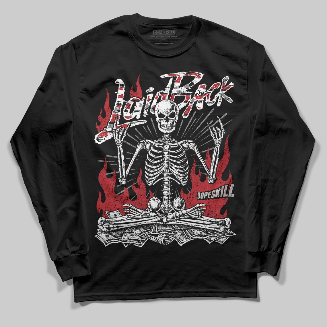 Jordan 8 Retro Bugs Bunny (2025) DopeSkill Long Sleeve T-Shirt Laid Back Graphic Streetwear - Black