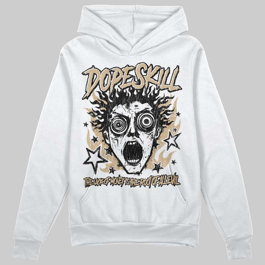 TAN Sneakers DopeSkill Hoodie Sweatshirt Root of Evil Graphic Streetwear - White