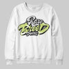 Jordan 4 GS “Light Lemon Twist” DopeSkill Sweatshirt Rare Breed Type Graphic Streetwear - White