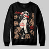 Jordan 4 Retro Cozy Girl DopeSkill Sweatshirt Built Different Graphic Streetwear - black