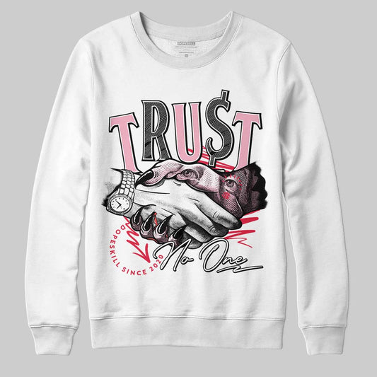 Dunk Low Valentine's Day (2026) DopeSkill Sweatshirt Trust No One Graphic Streetwear - White