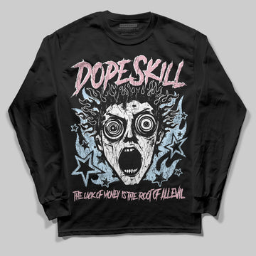 Jordan 4 Retro Valentine's Day (2026) (GS) DopeSkill Long Sleeve T-Shirt Root of Evil Graphic Streetwear - Black