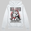 Jordan 4 “Flight Club” DopeSkill Hoodie Sweatshirt Real Lover Graphic Streetwear - White