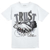 Jordan 14 Retro 'Stealth' DopeSkill T-Shirt Trust No One Graphic Streetwear - White 