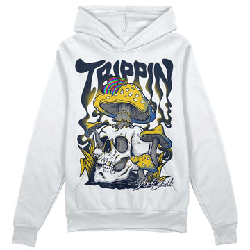 Dunk Low Vintage “Michigan” DopeSkill Hoodie Sweatshirt Trippin Graphic Streetwear - White