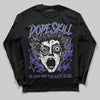 Jordan 4 Retro Lakers DopeSkill Long Sleeve T-Shirt Root of Evil Graphic Streetwear - Black