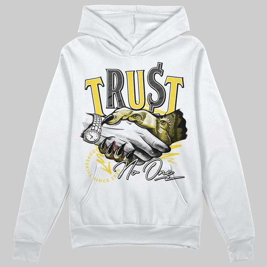 Jordan 11 Low 'Yellow Snakeskin' DopeSkill Hoodie Sweatshirt Trust No One Graphic Streetwear - White 