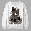 Jordan 1 Retro High OG Palomino DopeSkill Sweatshirt MOMM Bear Graphic Streetwear - White