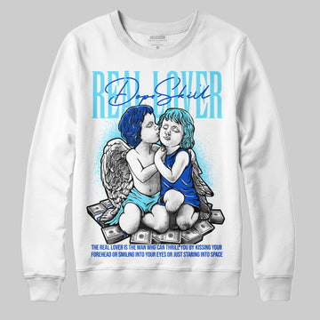 Dunk Low Argon DopeSkill Sweatshirt Real Lover Graphic Streetwear - White