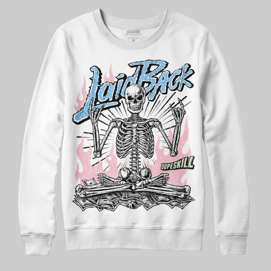 Jordan 4 Retro Valentine's Day (2026) (GS) DopeSkill Sweatshirt Laid Back Graphic Streetwear - White
