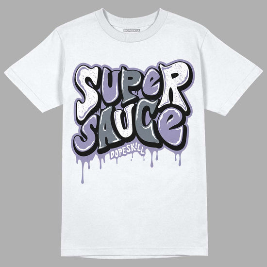 Jordan 5 Retro Low Indigo Haze DopeSkill T-Shirt Super Sauce Graphic Streetwear - White