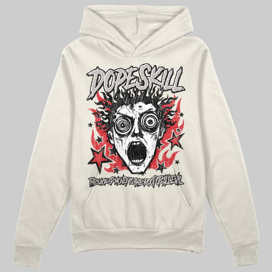 Jordan 1 Retro High OG “Sail” DopeSkill Hoodie Sweatshirt Root of Evil Graphic Streetwear