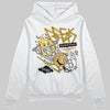 Jordan 12 "Phantom" DopeSkill Hoodie Sweatshirt Break Through Graphic Streetwear - White