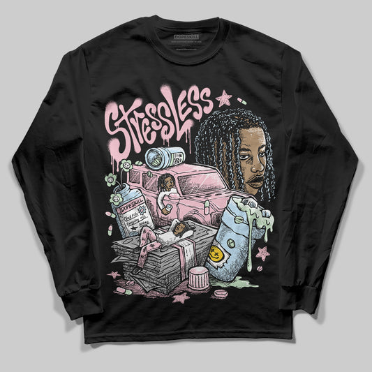 Jordan 4 Retro Valentine's Day (2026) (GS) DopeSkill Long Sleeve T-Shirt Stressless Graphic Streetwear - Black