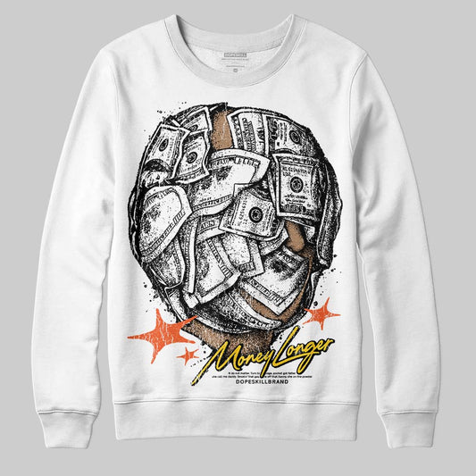 Yellow Sneakers DopeSkill Sweatshirt Money Longer Graphic Streetwear - White