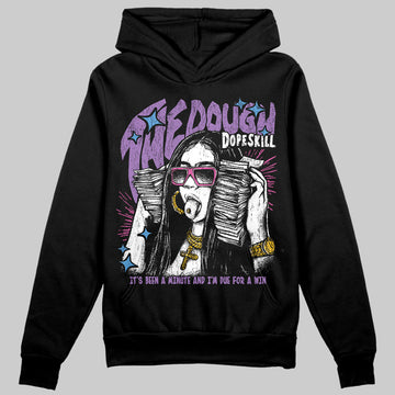 PURPLE Sneakers DopeSkill Hoodie Sweatshirt The Dough Graphic Streetwear - Black