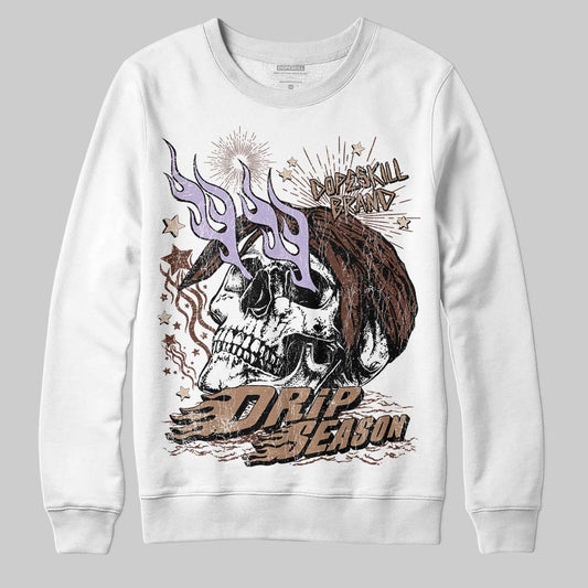 Harris Tweed x Wmns Dunk Low 'Sesame' DopeSkill Sweatshirt Drip Season Graphic Streetwear - White