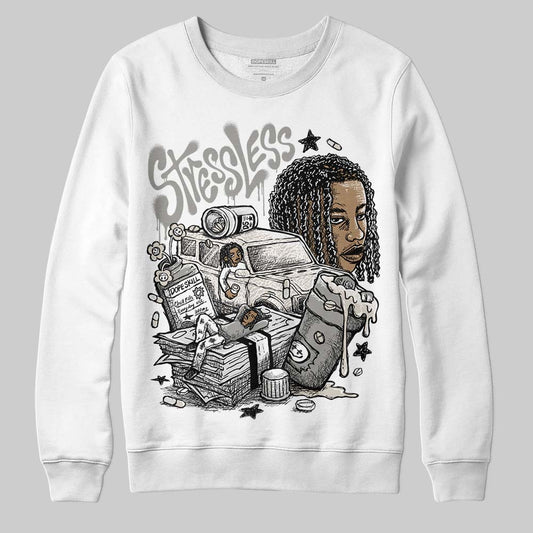 Jordan 3 Retro Pure Money DopeSkill Sweatshirt Stressless Graphic Streetwear - White