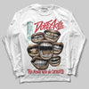 Jordan 3 Mexico 'El Vuelo' DopeSkill Long Sleeve T-Shirt The Mouth With No Droughts Graphic Streetwear - White
