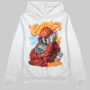 Red Sneakers DopeSkill Hoodie Grind Pray Graphic Streetwear - White 