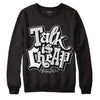 Dunk Low ‘Pure Platinum’ DopeSkill Sweatshirt Talk Is Chip Graphic Streetwear - Black