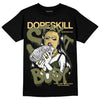 Jordan 4 Retro SE Craft Medium Olive DopeSkill T-Shirt Stay It Busy Graphic Streetwear - Black