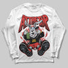 Jordan 6 “Reverse Infrared” DopeSkill Long Sleeve T-Shirt At The Top Graphic Streetwear - White