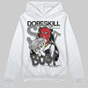 Jordan 10 Retro Shadow (2025) DopeSkill Hoodie Sweatshirt Stay It Busy Graphic Streetwear - White